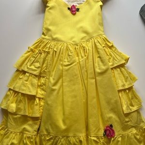 Hand made Belle inspired dress Etsy. Approx size 7.